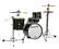 Front. Ludwig - Breakbeats by Questlove 4-Piece Drum Set - Black Sparkle.