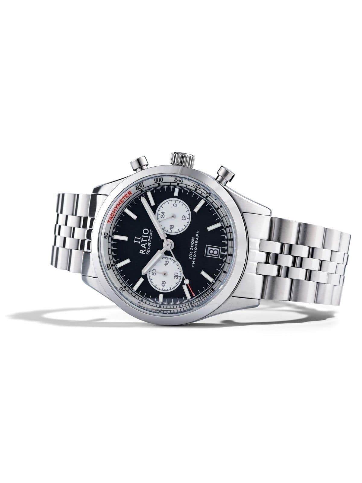 RATIO Street Racer Chronograph RTC012 200M Black Reverse Panda