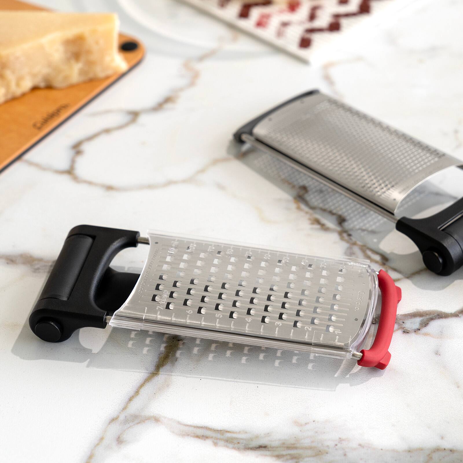 Alt View 1. Cuisipro - Surface Glide Technology Folding Grater, Fine - Black.