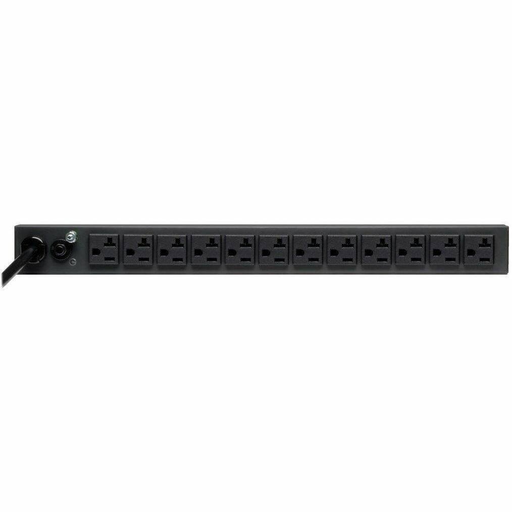 Alt View 1. Tripp Lite - Tripp Lite by Eaton PDU 2.4kW 120V Single-Phase Basic PDU - 13 NEMA 5-15/20R Outlets 5-20P Input 6 ft. (1.83 m) Cord 1U - Unknown.