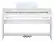 Front. Casio - Privia Digital Piano with 88 Velocity-Sensitive Keys - White.