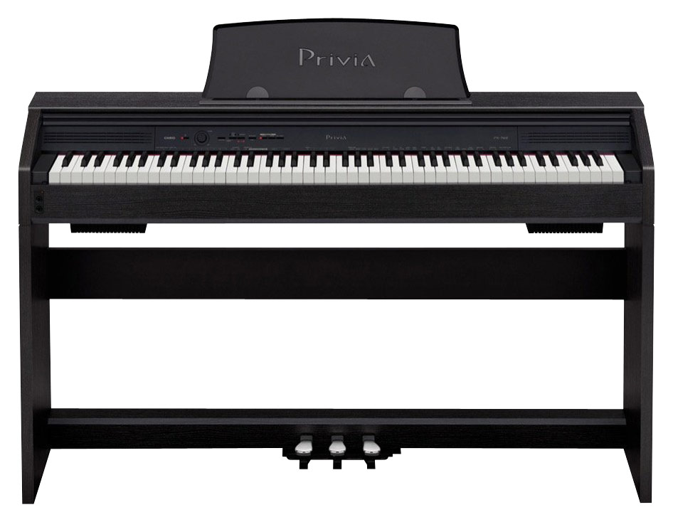 Privia Digital Piano with 88 Velocity-Sensitive Keys Black PX760 BK Best Buy