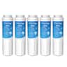 Waterdrop - WD-UKF8001-5 Refrigerator Water Filter 5-Pack - White