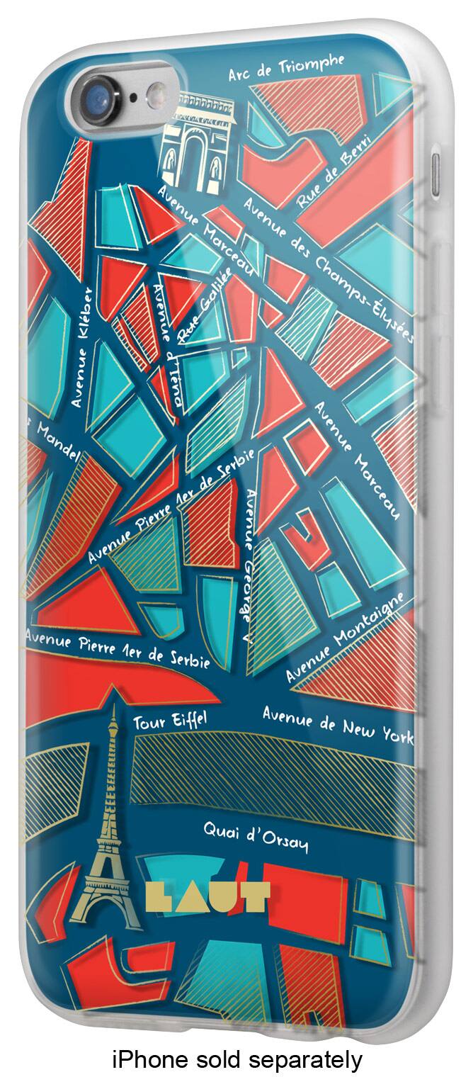 Front. LAUT - Nomad Case for Apple® iPhone® 6 Plus and 6s Plus - Paris.