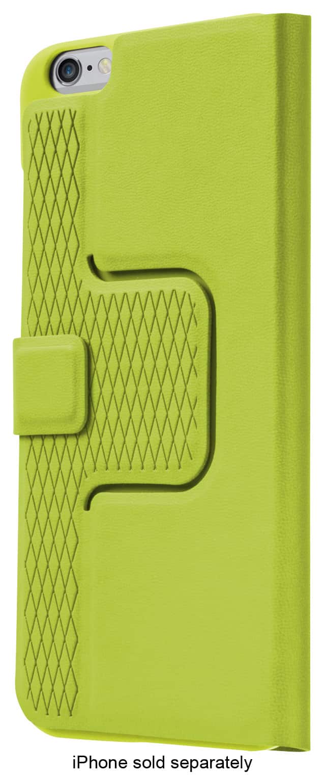 Front. LAUT - Revolve Folio Case for Apple® iPhone® 6 Plus and 6s Plus - Green.