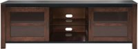 Front Zoom. Insignia™ - TV Stand for Most Flat-Panel TVs Up to 70" - Black/Brown.
