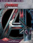 Front Standard. Avengers: Age of Ultron [Includes Digital Copy] [3D] [Blu-ray] [Only @ Best Buy] [Vision SteelBook] [Blu-ray/Blu-ray 3D] [2015].