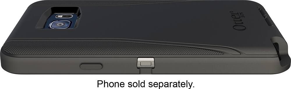 Alt View 13. OtterBox - Defender Series Holster Case for Samsung Galaxy Note 5 Cell Phones - Black.