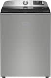 Maytag - 5.3 Cu. Ft. Smart Top Load Impeller Washer with Extra Power - Classic SIlver