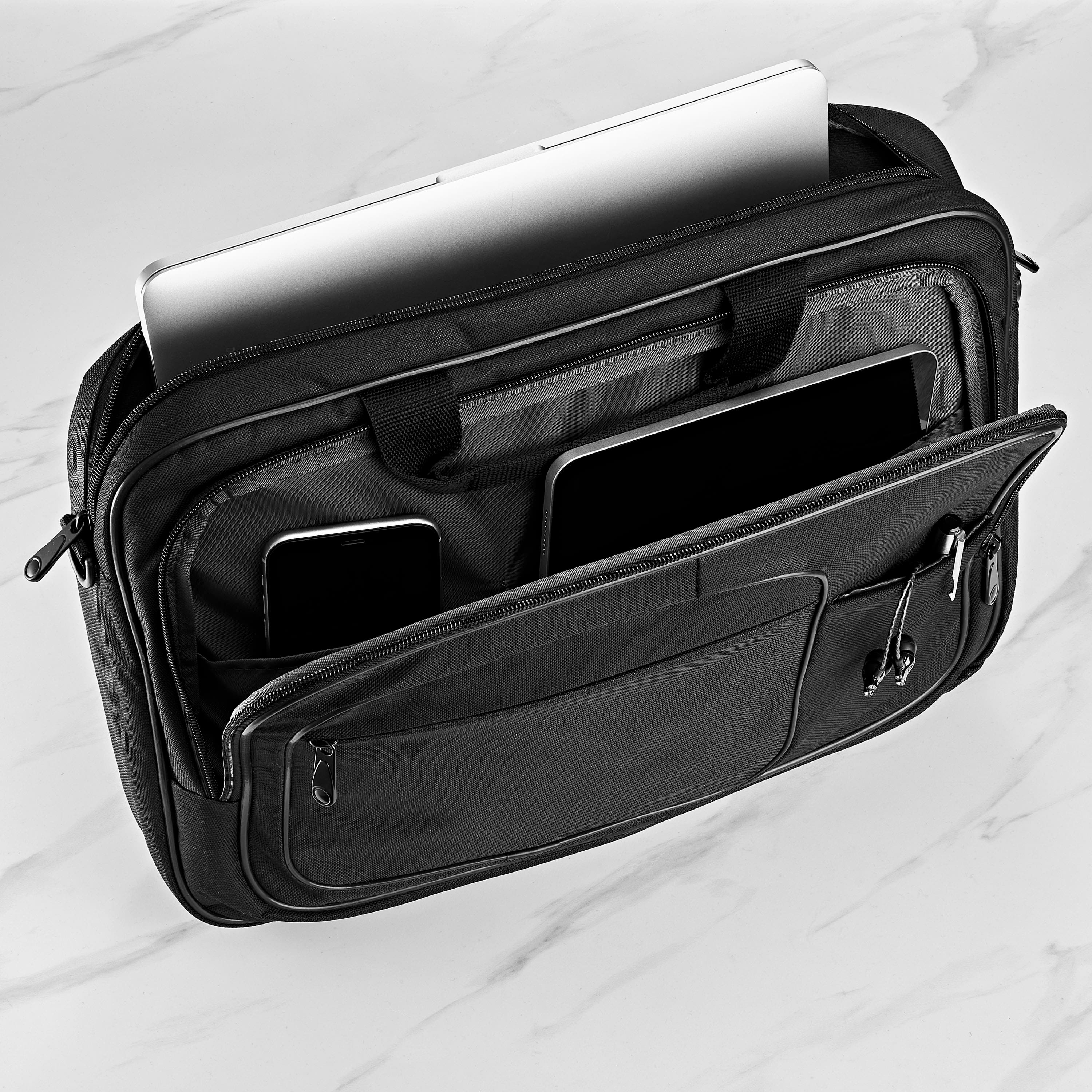 Alt View 12. Insignia™ - Laptop Briefcase for 15.6" Laptop - Black.