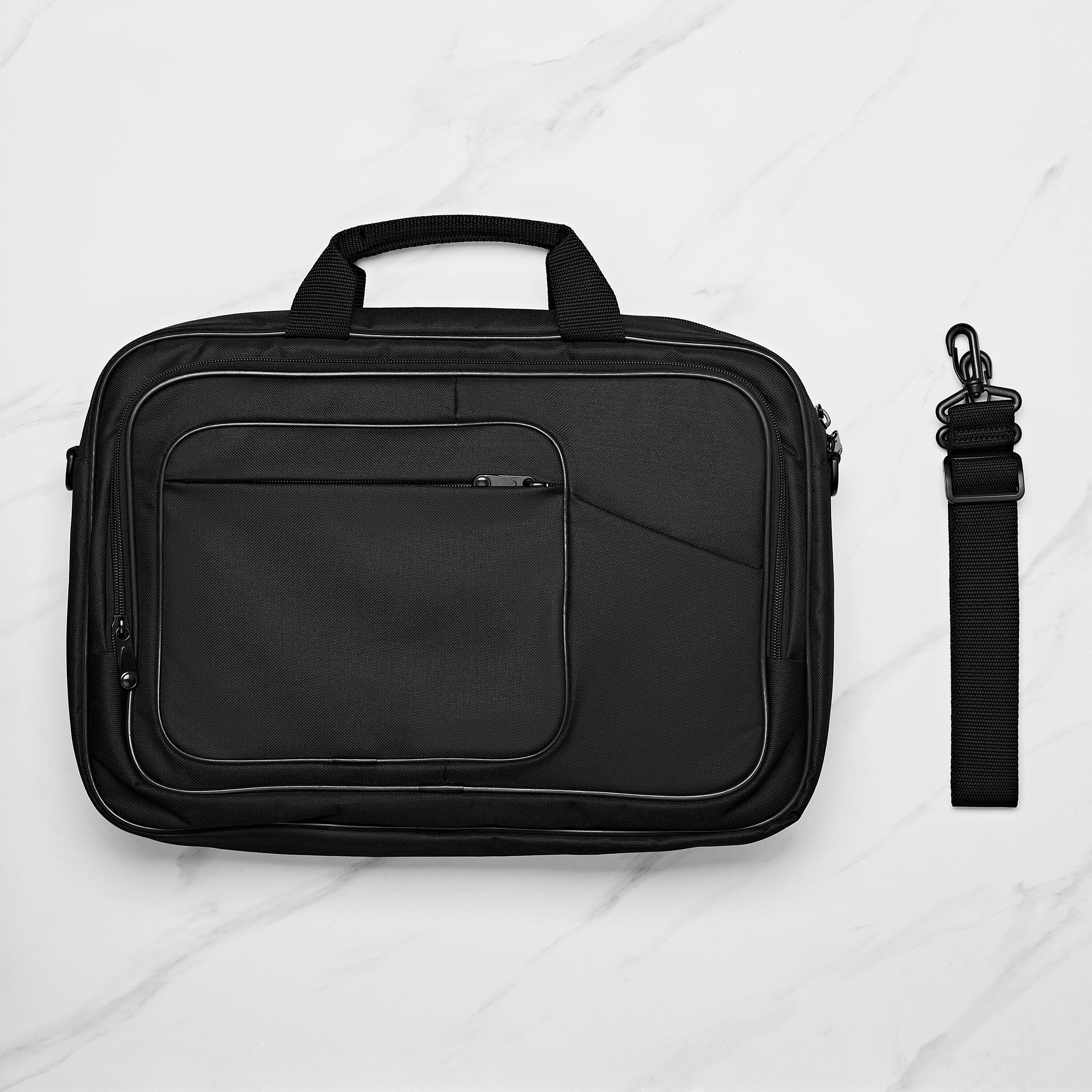 Alt View 14. Insignia™ - Laptop Briefcase for 15.6" Laptop - Black.