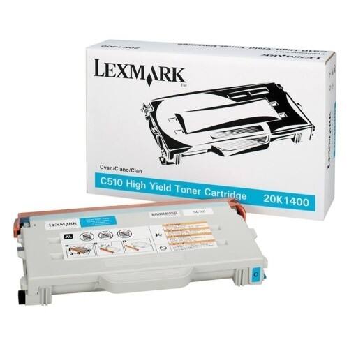 Front Standard. Lexmark - Toner Cartridge - Cyan.