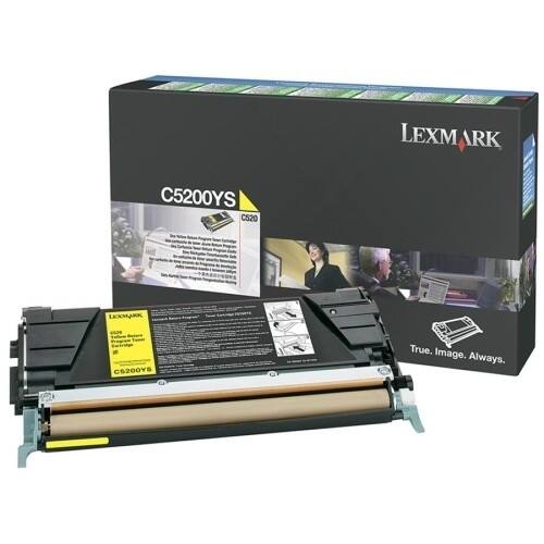 Front Standard. Lexmark - Toner Cartridge - Yellow.