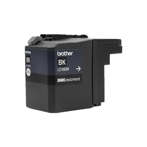 Alt View 12. Brother - LC10EBK XXL Super High-Yield INKvestment Ink Cartridge - Black - Black.