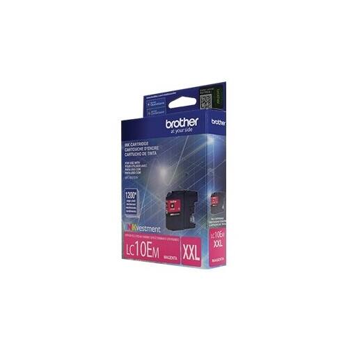 Alt View 13. Brother - LC10EM XXL Super High-Yield INKvestment Ink Cartridge - Magenta - Magenta.
