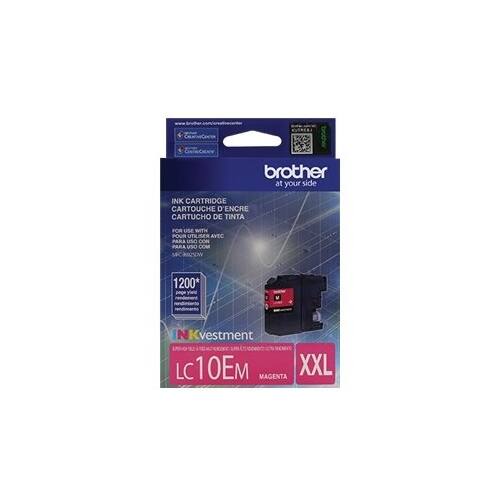Alt View 14. Brother - LC10EM XXL Super High-Yield INKvestment Ink Cartridge - Magenta - Magenta.