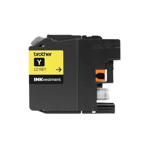 Alt View 12. Brother - LC10EY XXL Super High-Yield INKvestment Ink Cartridge - Yellow - Yellow.