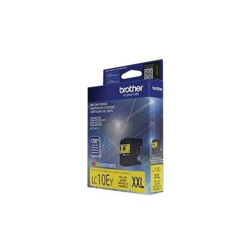 Alt View 13. Brother - LC10EY XXL Super High-Yield INKvestment Ink Cartridge - Yellow - Yellow.