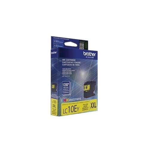 Alt View 15. Brother - LC10EY XXL Super High-Yield INKvestment Ink Cartridge - Yellow - Yellow.
