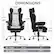 DIMENSIONS
- Width: 45.1in
- Depth: 49in
- Height: 28.1in
- Seat Height: 18.5in
- Back Height: 21.7in
- Armrest Height: 29.5in
- Seat Depth: 22in
- Base Width: 28.4in
- Base Depth: 14in
- Base Height: 14in
- Max Height: 30.3in
- Max Width: 19.7in
Recommended Max Height: 4'9"-5'9" to 6'2"
Recommended Max Weight: 99lbs-260lbs
Max Weight: 300lbs