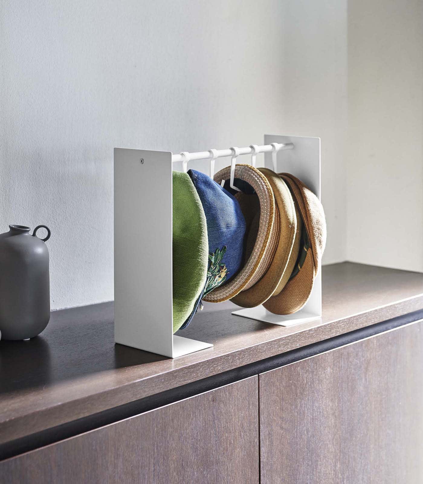 Alt View 7. Yamazaki Home - Hat Hanging Organizer - Steel - Black.