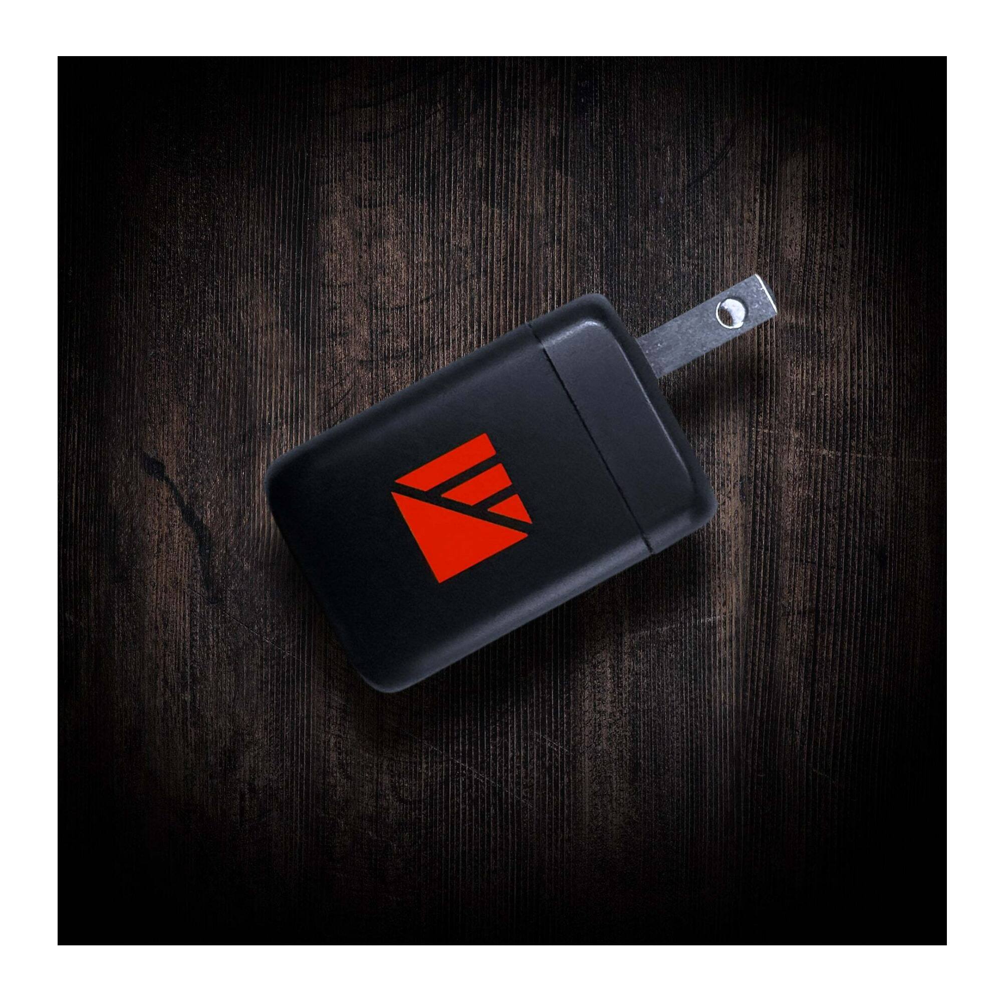 Left. Dark Energy - Dark Energy Compact Portable Black PD 20W Wall Adapter with Dual Ports.