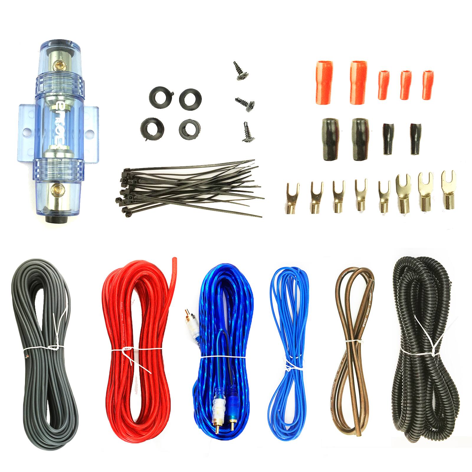 Alt View 5. Blaupunkt - Blaupunkt FRANKFURT 90's Retro Classic BT Receiver, 8" Sub Enclosure w/Kit, 2x 6x9" Speakers, 2x 6" Speakers, Wire.