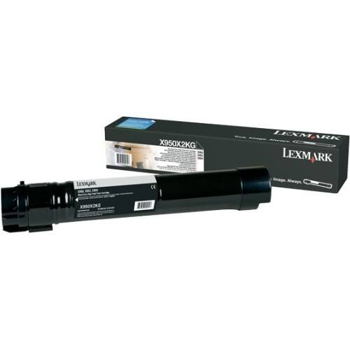Front. Lexmark - X950X2KG XL High-Yield Toner Cartridge.