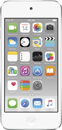 Apple - iPod touch® 64GB MP3 Player (6th Generation - Latest Model) - Silver - Larger Front