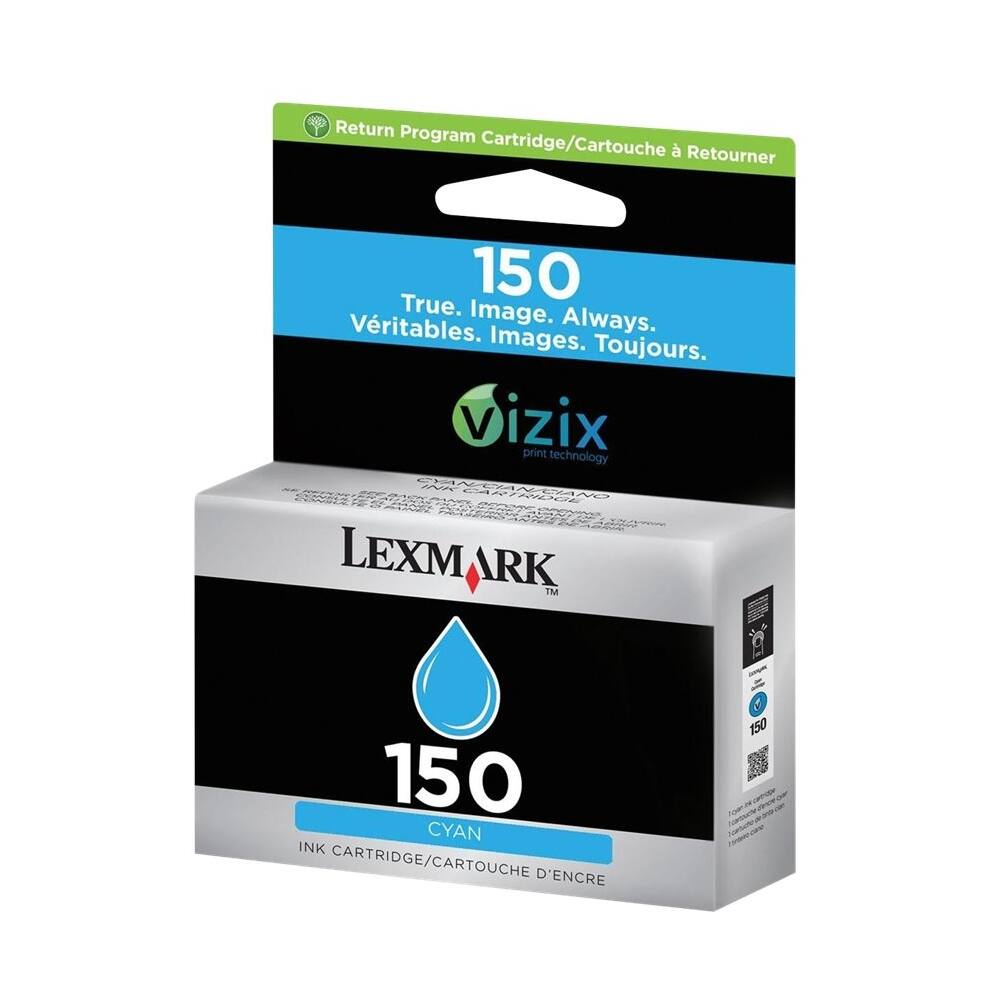 Best Buy: Lexmark 150 Standard Capacity Cyan Ink Cartridge Cyan 14n1608