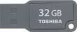 Toshiba - TransMemory U201 Mini 32GB USB 2.0 Flash Drive - Gray - Larger Front