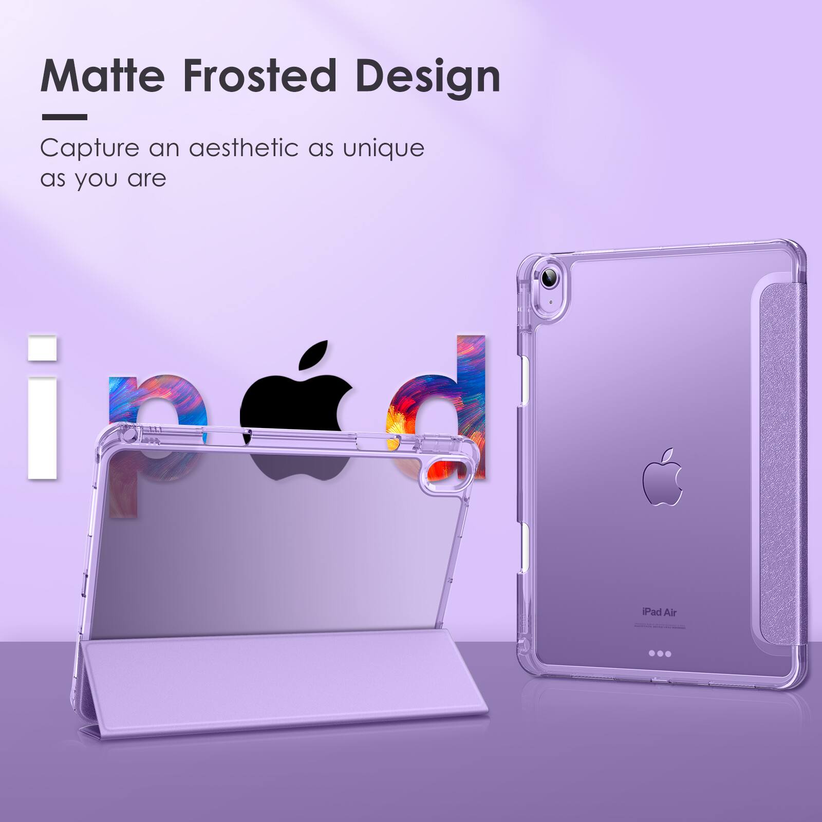 Matte Frosted Design  
Capture an aesthetic as unique as you are