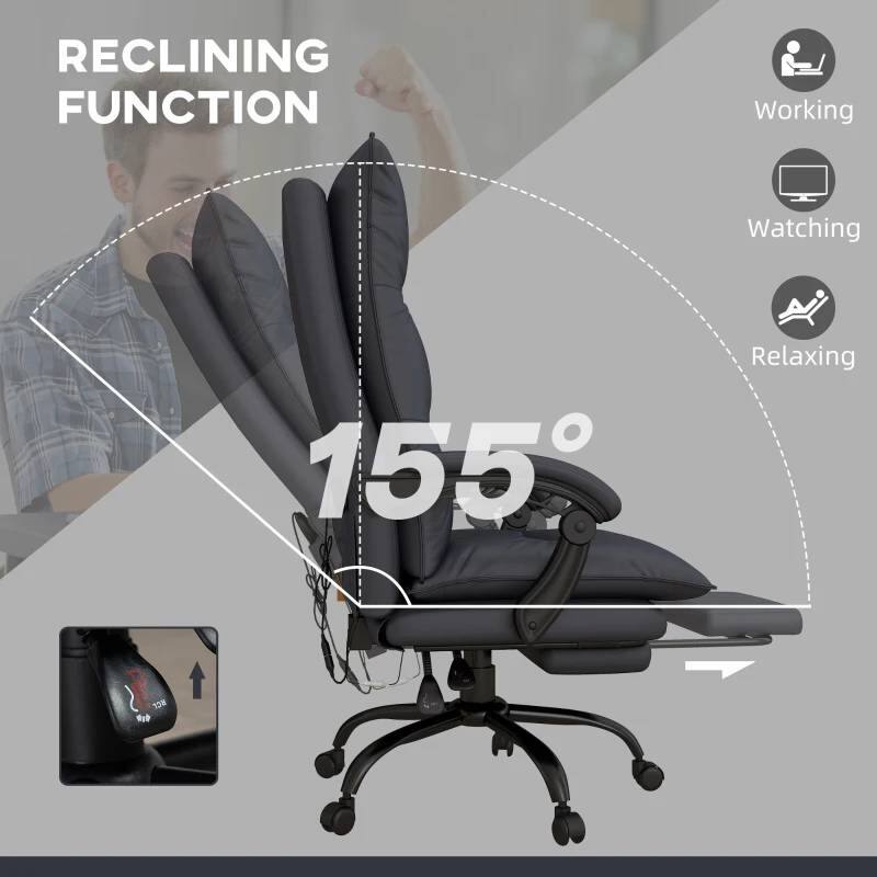 RECLINING FUNCTION

155°

Working  
Watching  
Relaxing