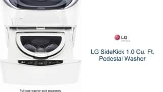 Features: LG SideKick 1.0 Cu. Ft. Pedestal Washer