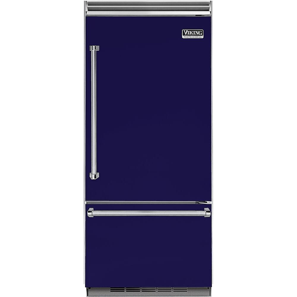 cobalt blue refrigerator