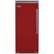Front Zoom. Viking - Professional 5 Series Quiet Cool 19.2 Cu. Ft. Upright Freezer - Apple red.