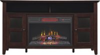 Front Zoom. Bell'O - Media Cabinet with Built-In Electric Fireplace for Most Flat-Panel TVs Up to 65" - Espresso.