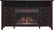 Front. Bell'O - Media Cabinet with Built-In Electric Fireplace for Most Flat-Panel TVs Up to 65" - Espresso.