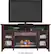 Alt View 13. Bell'O - Media Cabinet with Built-In Electric Fireplace for Most Flat-Panel TVs Up to 65" - Espresso.