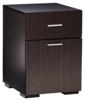 Comfort Products Inc. - Olivia 2-Drawer File Cabinet - Espresso - Front_Standard