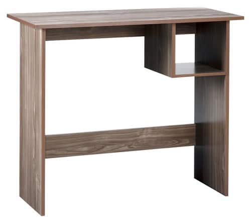 Front. Comfort Products Inc. - Adina Desk with Storage Compartment - Walnut.
