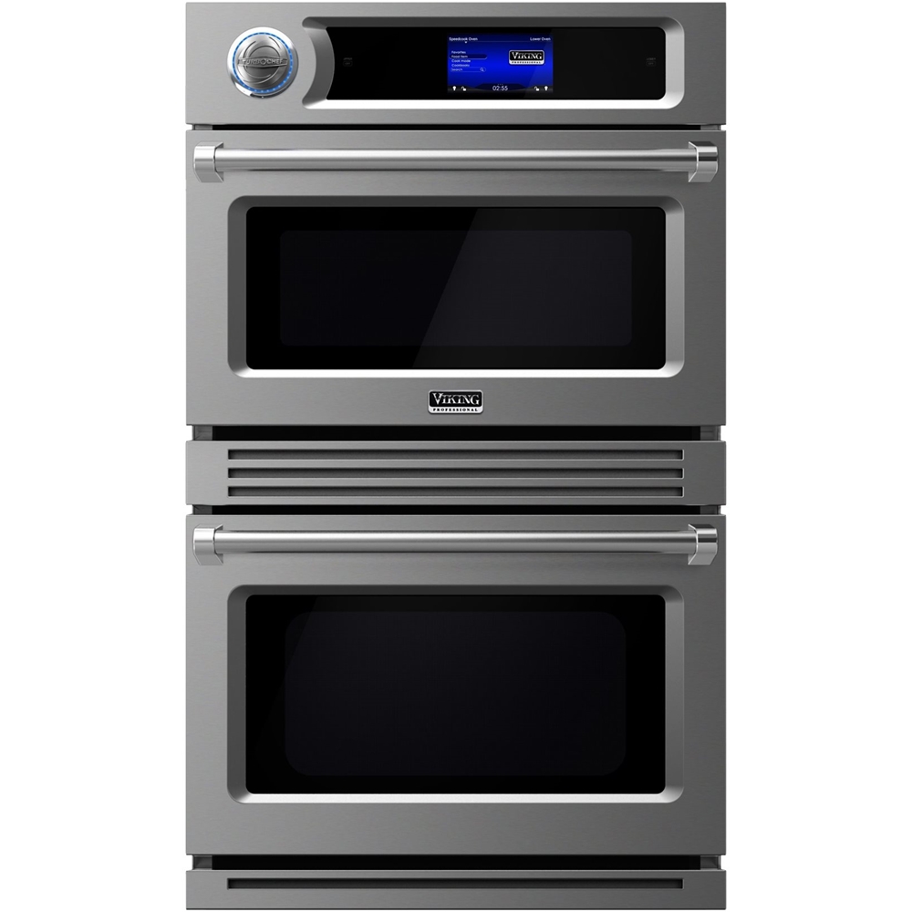 Viking – Professional 30.1″ Built-In Double Electric Convection Wall Oven – Stainless steel