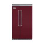 Front. Viking - Professional 5 Series Quiet Cool 29.1 Cu. Ft. Side-by-Side Built-In Refrigerator.