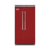 Viking - Professional 5 Series Quiet Cool 25.3 Cu. Ft. Side-by-Side Built-In Refrigerator - Apple red - Front_Zoom