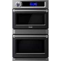 Viking - Professional 30.1" Built-In Double Electric Convection Wall Oven - Graphite Gray - Front_Zoom