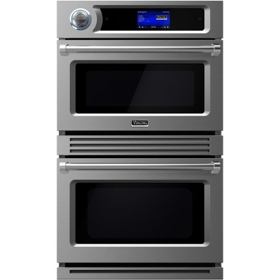 Viking – Professional TurboChef 30.1″ Built-In Double Electric Convection Wall Oven – Stainless steel