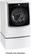 Angle. LG - 9.0 Cu. Ft. 14-Cycle Smart Wi-Fi Electric SteamDryer - Sensor Dry and TurboSteam - White.
