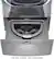 Front. LG - SideKick 1.0 Cu. Ft. High-Efficiency Top Load Pedestal Washer with 3-Motion Technology - Graphite Steel.