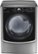 Front Zoom. LG - 7.4 Cu. Ft. 14-Cycle Smart Wi-Fi Electric SteamDryer - Sensor Dry and TurboSteam - Graphite steel.
