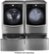 Alt View Zoom 15. LG - 7.4 Cu. Ft. 14-Cycle Smart Wi-Fi Electric SteamDryer - Sensor Dry and TurboSteam - Graphite steel.